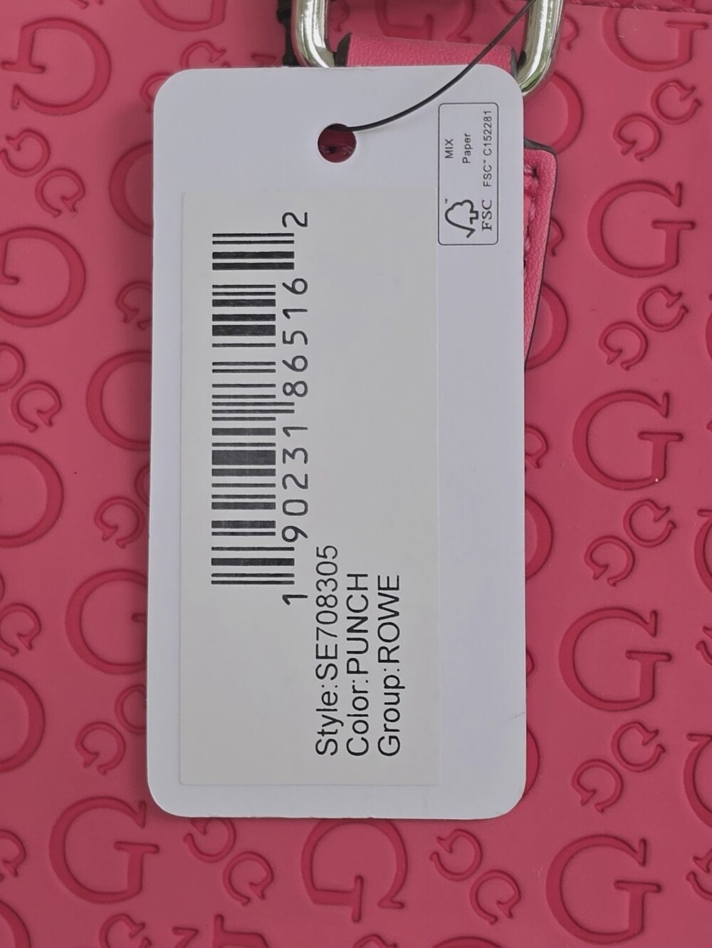 Guess Pink Crossbody Satchel - Picture 6 of 7